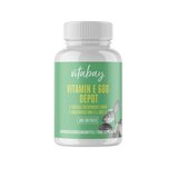 Vitabay Super Vitamina E 600 UI pe doza, doza mare, 100 Capsule vegan